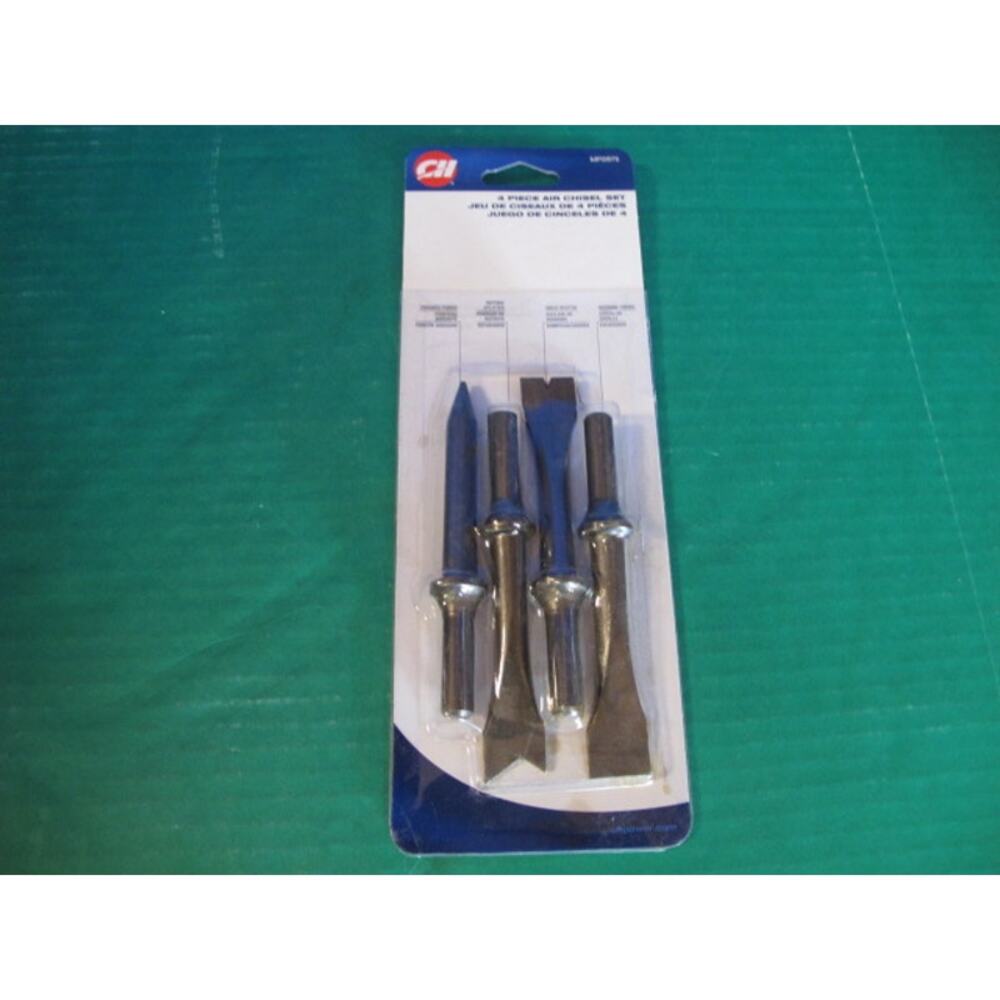 NEW CAMPBELL HAUSFELD MP2875 4 PIECE AIR HAMMER COMPRESSOR CHISEL SET